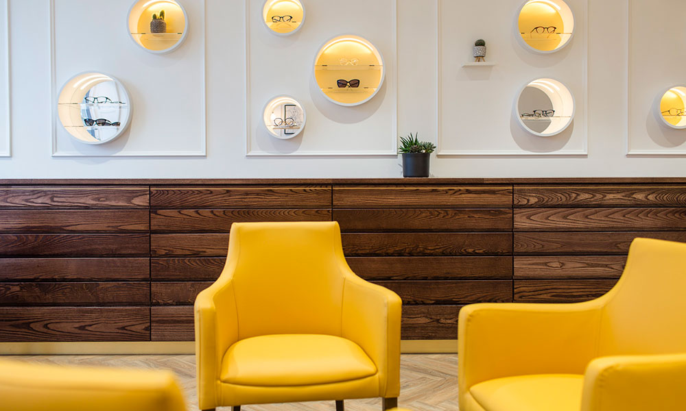 Yellow Chairs, Refurbishment, Taank Optometrists